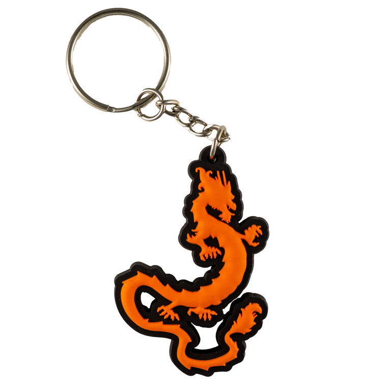 US 129 Orange Dragon Keychain 