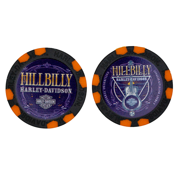 Hillbilly Harley-Davidson Poker Chip