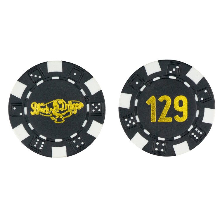 Black Dragon Poker Chip
