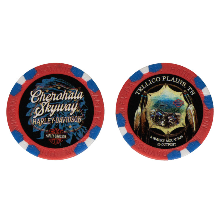 Cherohala Poker Chip