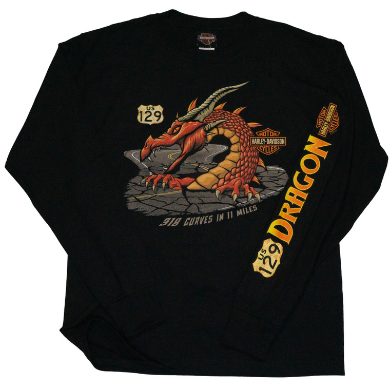 New for 2026! Dragon Burst Men's Long Sleeve Tee