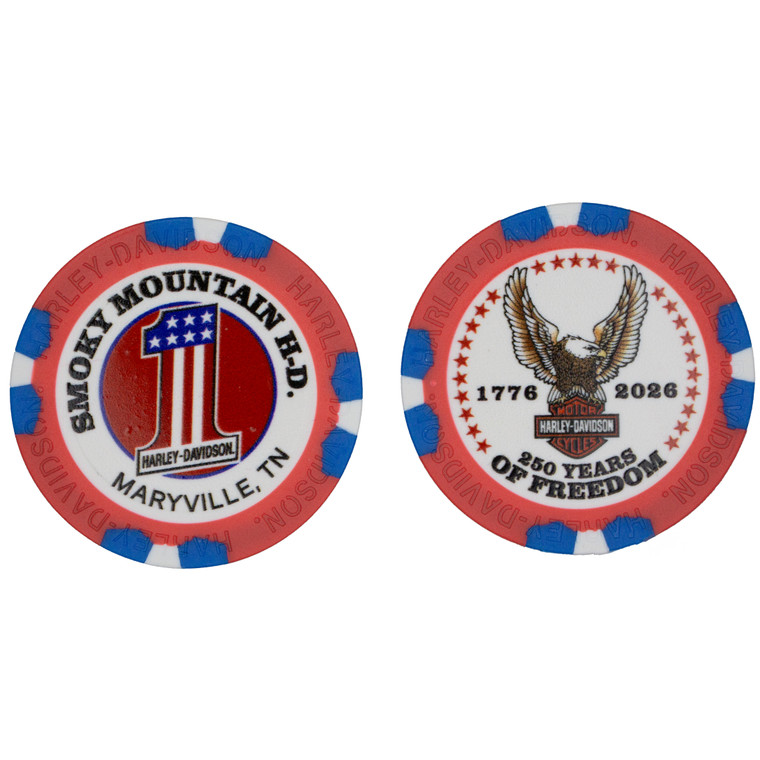 250th Smoky Mountain HD Poker Chip Limited Series