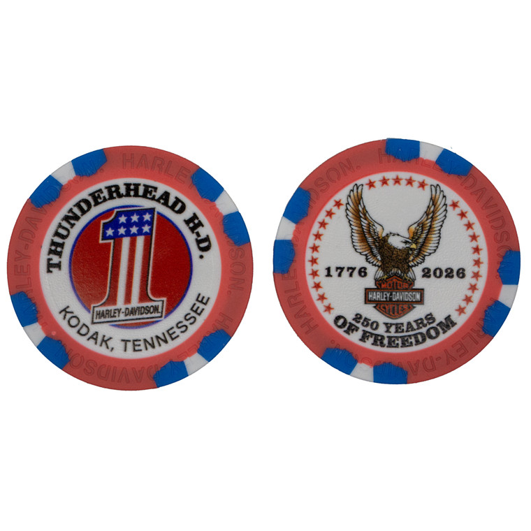 250th Thunderhead HD Poker Chip Limited Series