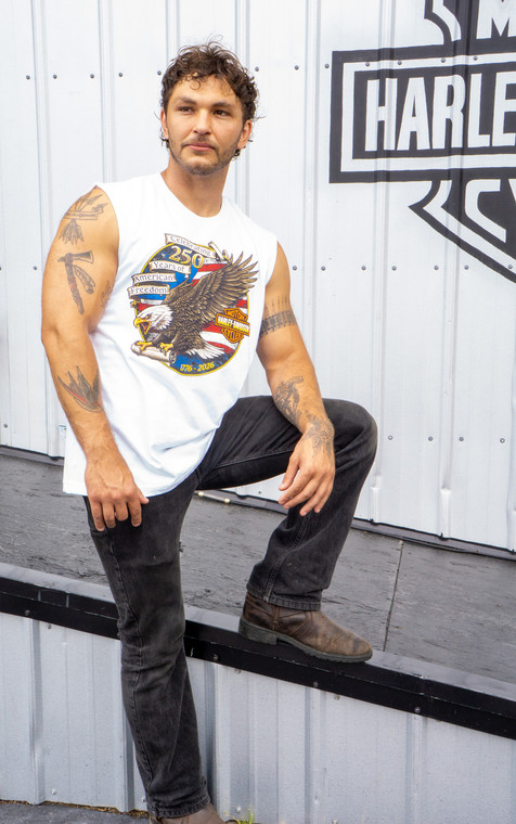 250TH Eagle Script Men's Sleeveless Tee