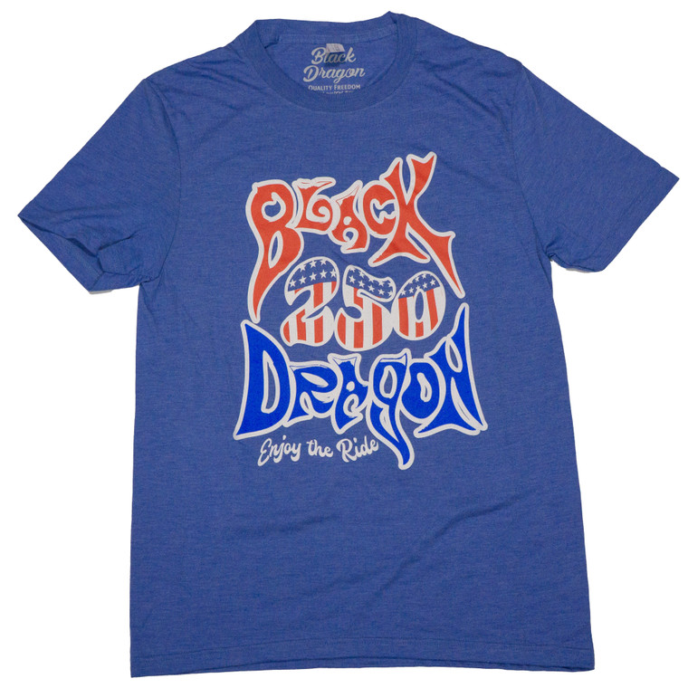 Black Dragon USA Groovy Men's Tee Made in USA