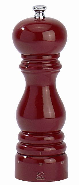 Peugeout Paris U'Select wood red laquered 18 cm Pepper Mill (23584)
