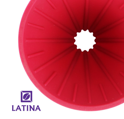 LATINA Volcano V60 dripper Viva-red