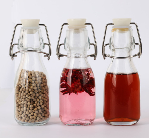 Blanco 1 Swing Top Bottle Reuseable 120 ml - Botol Kaca Klip Ayun