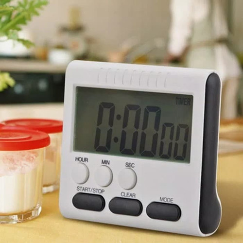 Promo Timer & Jam digital clock Alarm dapur kopi barista HMS