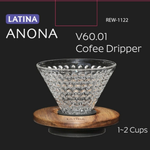 Latina ANONA V60 Strawberry Coffee Dripper