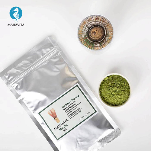 Matcha powder bubuk teh hijau Green Tea Jepang grade Barista Mahavita - 100g