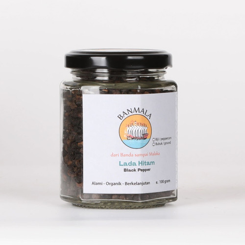 Lada hitam premium black pepper botol kaca 