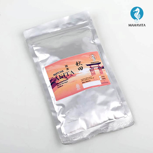 Matcha Green Tea powder Bubuk Teh Jepang grade AKITA Ceremony 500g MAHAVITA 
