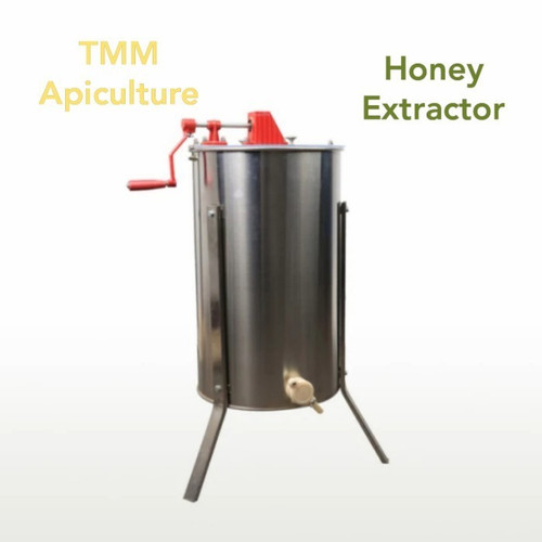 Mesin peras madu Honey extractor hand 4 Frames Stainless steel