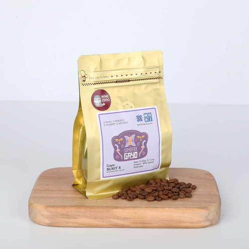 Kopi Gayo Wine Zero Arabika roasted sangrai 