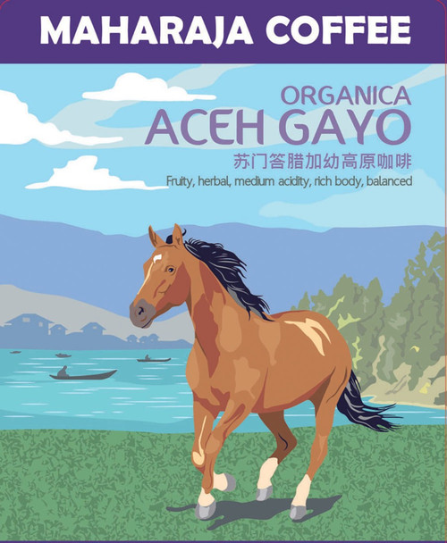 Kopi Arabika Organica Aceh Gayo 1kg econo pack - Maharaja Coffee