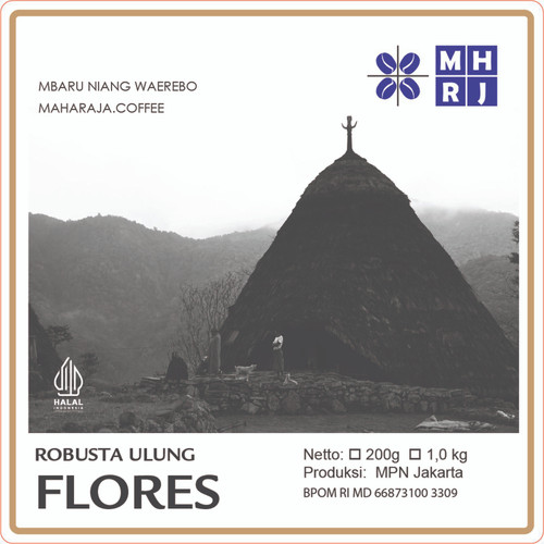MAHARAJA ROBUSTA WAE REBO FLORES 1kg 