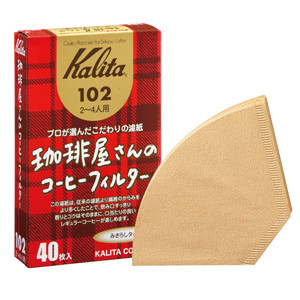 kalita kohiyasan #13159 brown filter x 40