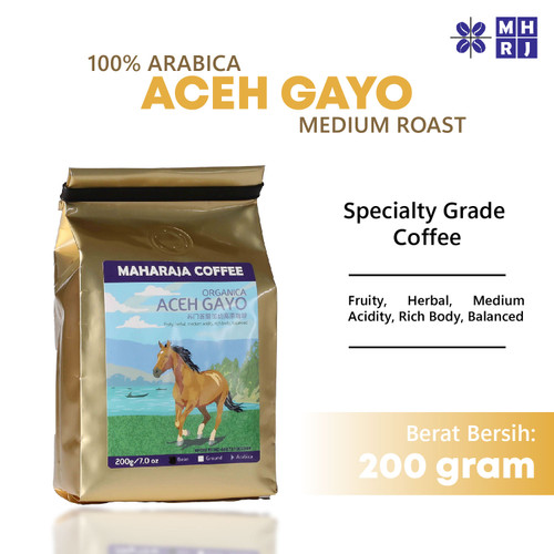 Arabika Aceh Gayo Maharaja Coffee 200 gram 