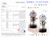 Tiamo HG2607 Cold Drip Brew Bronze Lamp 5 cup 