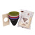 Latina Volcano Dripper V60-02 1-4 Cup Silicon Reversible Colors - Bonus Cafec Abaca AC1-40W Filter