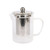 Glass Beaker Tea Pot 350 ml. 304 stainless mesh