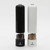 MERKO electric Pepper & Salt mill Black & White bonus lada putih + Garam Cilamaya (pengerak dgn 4*AA batera)