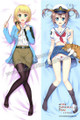 New Akeno Misaki - High School Fleet Ellen Baker Anime Dakimakura Japanese Hugging Body Pillow Cover ADP- 16221B ADP-16220B Anime Dakimakura Pillow Shop