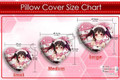 New Kasugano Sora - Yosuga No Sora Anime Japanese Heart Shaped Stuffed Plush Throw Pillow Cover GZFONG538 Anime Dakimakura Pillow Shop