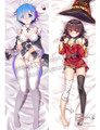 New Rem and Megumin - Re Zero and KonoSuba Anime Dakimakura Japanese Hugging Body Pillow Cover ADP-68061 ADP-68054 Anime Dakimakura Pillow Shop