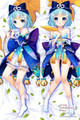New Kawaii Blue Hair Girl Anime Dakimakura Japanese Hugging Body Pillow Cover H3353-A Anime Dakimakura Pillow Shop