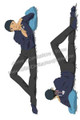 New Shuichi Akai - Detective Conan Male Anime Dakimakura Japanese Hugging Body Pillow Cover H3554 Anime Dakimakura Pillow Shop