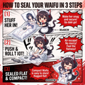 Dakimakura Vacuum Seal Storage Bag – Compress, Protect & Hide Your Collection ADP-019