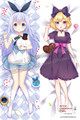 ADP Chino Kafuu – Is the Order a Rabbit and Ellie – Ms Vampire who lives in my neighborhood Anime Dakimakura Japanese Hugging Body Pillow Cover H3916-B H3917-B Anime Dakimakura Pillow Shop