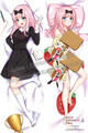ADP Chika Fujiwara - Kaguya-sama Love Is War Anime Dakimakura Japanese Hugging Body Pillow Cover H3939-B Anime Dakimakura Pillow Shop