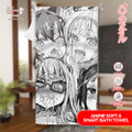 ADP Faces of Pleasure v2 18+ Anime Ahegao Premium Anime Soft & Smart Bath Towels ADP-AT-003