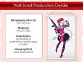 ADP Endearing Kimono Redhead Woman 3D AI CG Anime Wall Scroll Poster ERO-CG-AIB-013