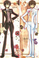 New CODE GEASS Lelouch of the Rebellion Lelouch Lamperouge and Suzaku Kururugi Anime Dakimakura Japanese Pillow Cover CGLR15 Male Anime Dakimakura Pillow Shop
