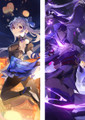 ADP Keqing X Raiden Genshin Impact  Anime Dakimakura Japanese Pillow Cover ADP-TBPC-0010
