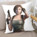 ADP Jill Valentine Resident Evil 40x40cm Square Anime Dakimakura Throw Pillow Cover ADP-GM-PC40-RE - 9