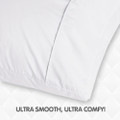 ADP Whiteout Defense: The Ultimate Waifu Shield! White Pillow Cover for Daki ADP-PC-WH