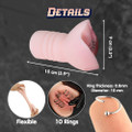 ADP PUSSY BLING Onahole With Rings | OH-OT-335