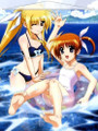 Magical Girl Lyrical Nanoha Japanese Anime Wall Scroll Poster and Banner 40 Anime Dakimakura Pillow Shop