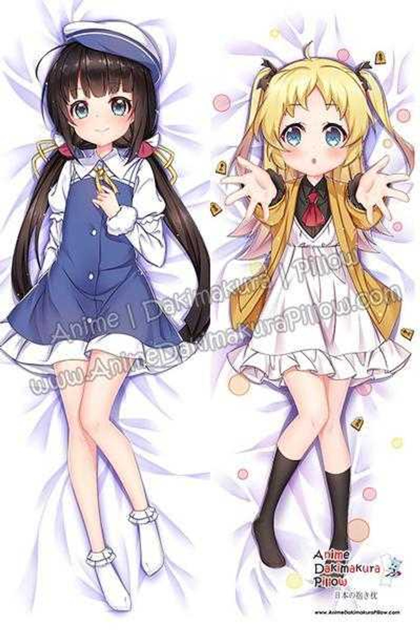 New Hinatsuru and Charlotte d_Izoard – Ryuuou no Oshigoto! Anime Dakimakura  Japanese Hugging Body Pillow Cover H3729-B H3730-B