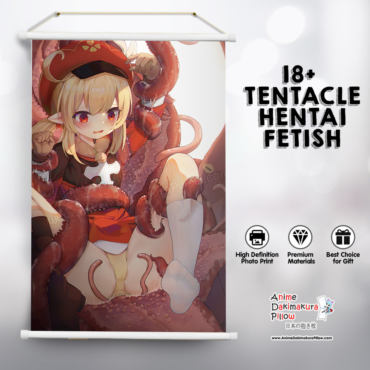 ADP Klees No Escape Moment #1 18+ Tentacle Sex Premium Mature Wall Banner ERO-TB-003-1