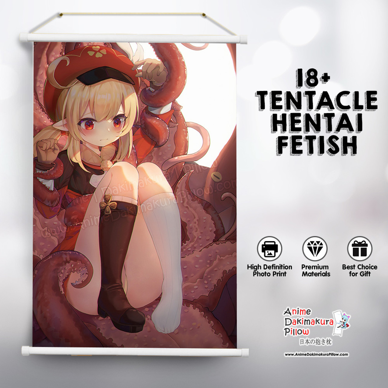 ADP Klees No Escape Moment #1 18+ Tentacle Sex Premium Mature Wall Banner ERO-TB-003-2