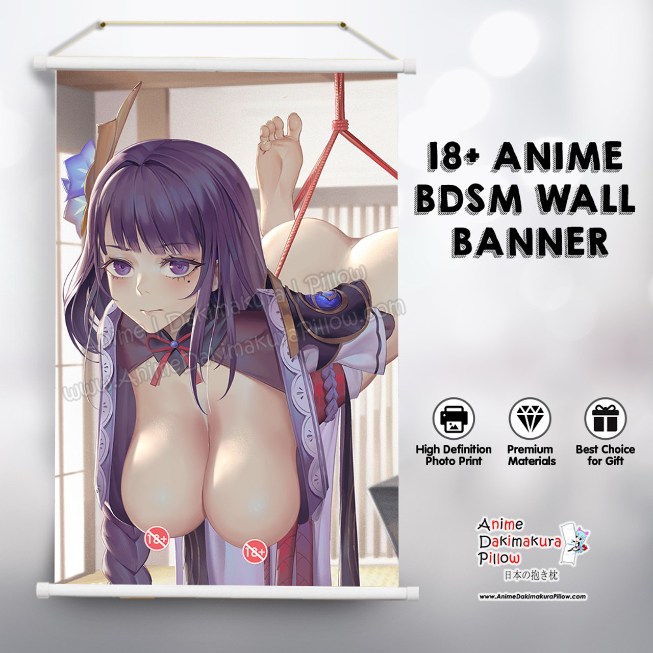 ADP Angelic Fucktoy 18+ BDSM Premium Mature Wall Banner ADP-SMB-004