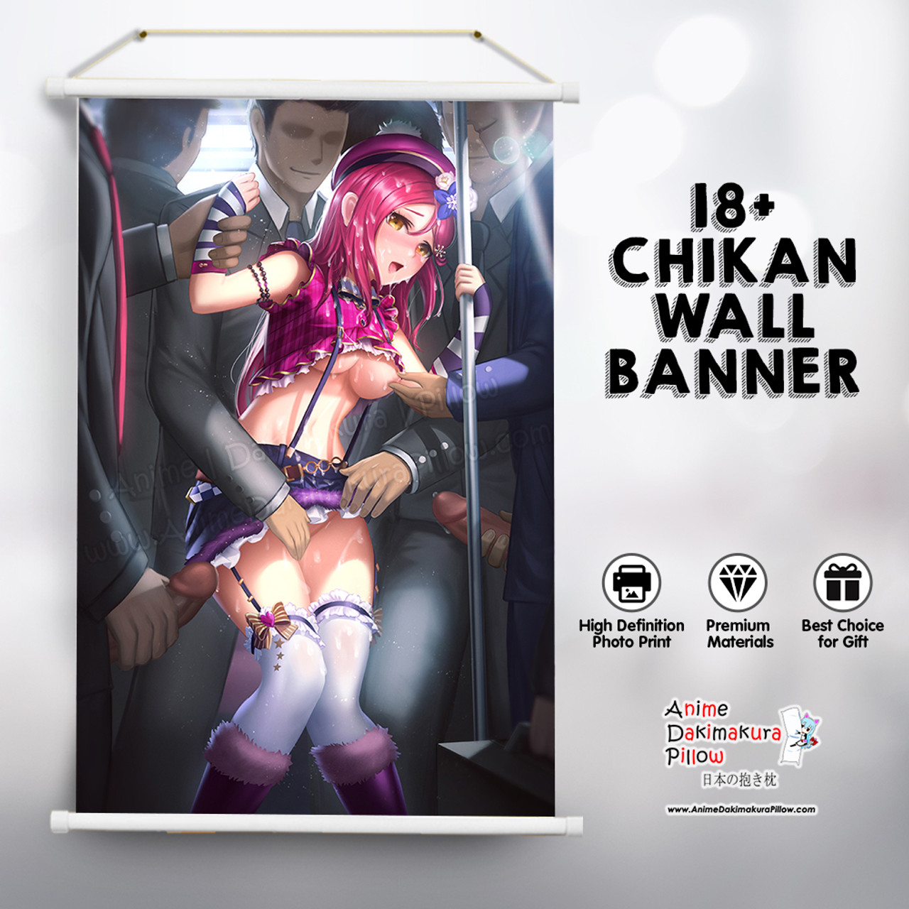 ADP Gang Bang Chikan 18+ Chikan Premium Mature Wall Banner picture picture