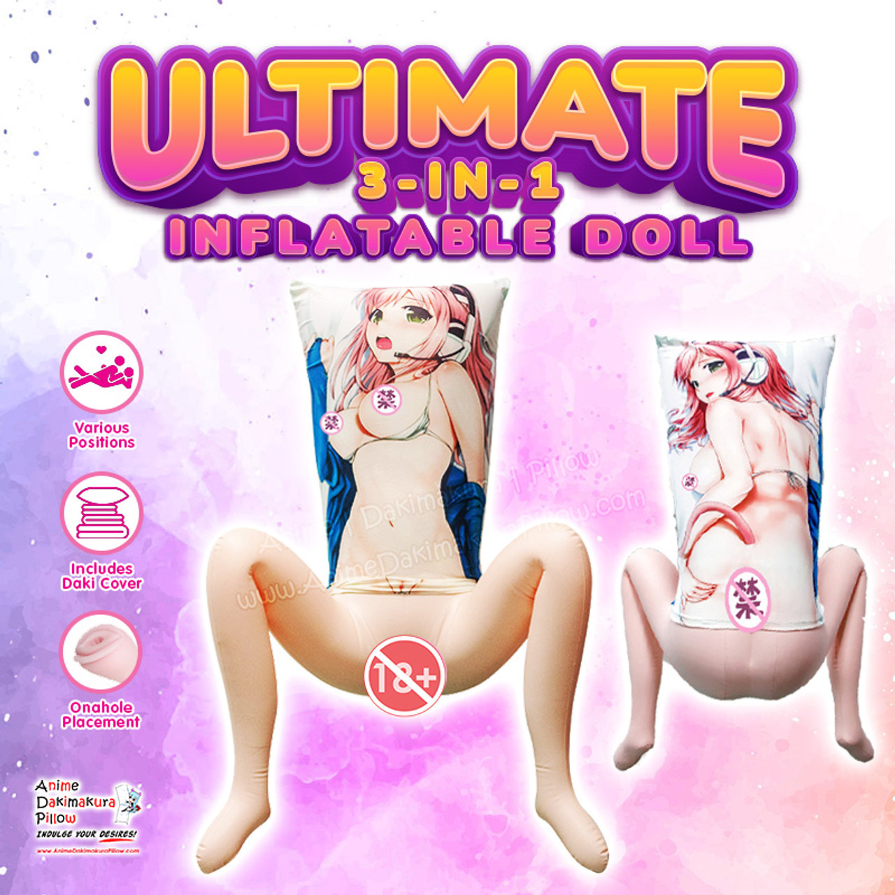 ADP ULTIMATE 3-in-1 Inflatable Doll OH-OT-149