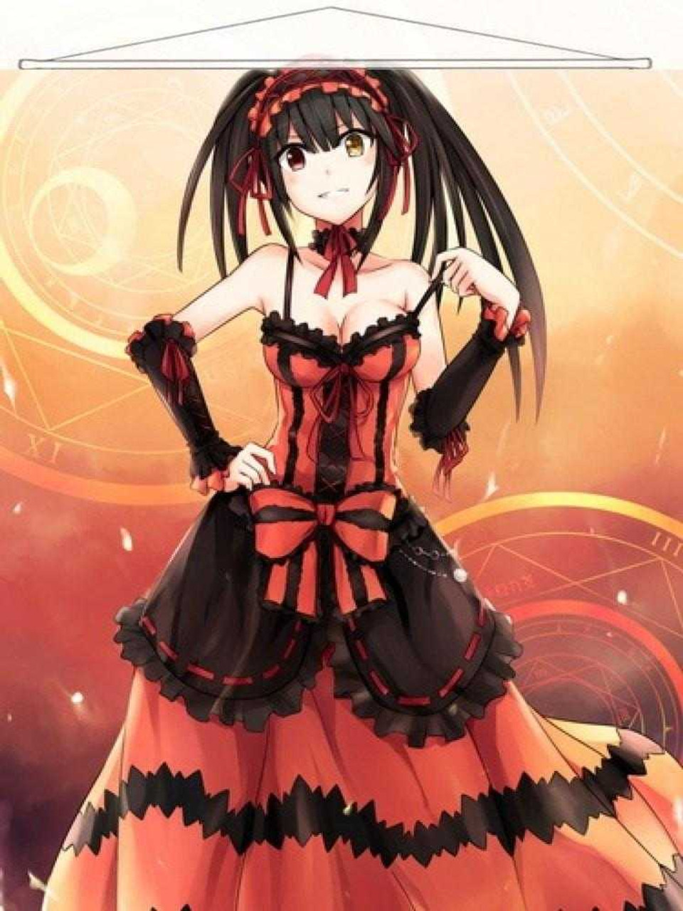 Date A Live Japanese Kurumi Tokisaki Anime Wall Scroll Poster and Banner 2